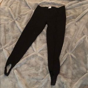 girls stirrup leggings